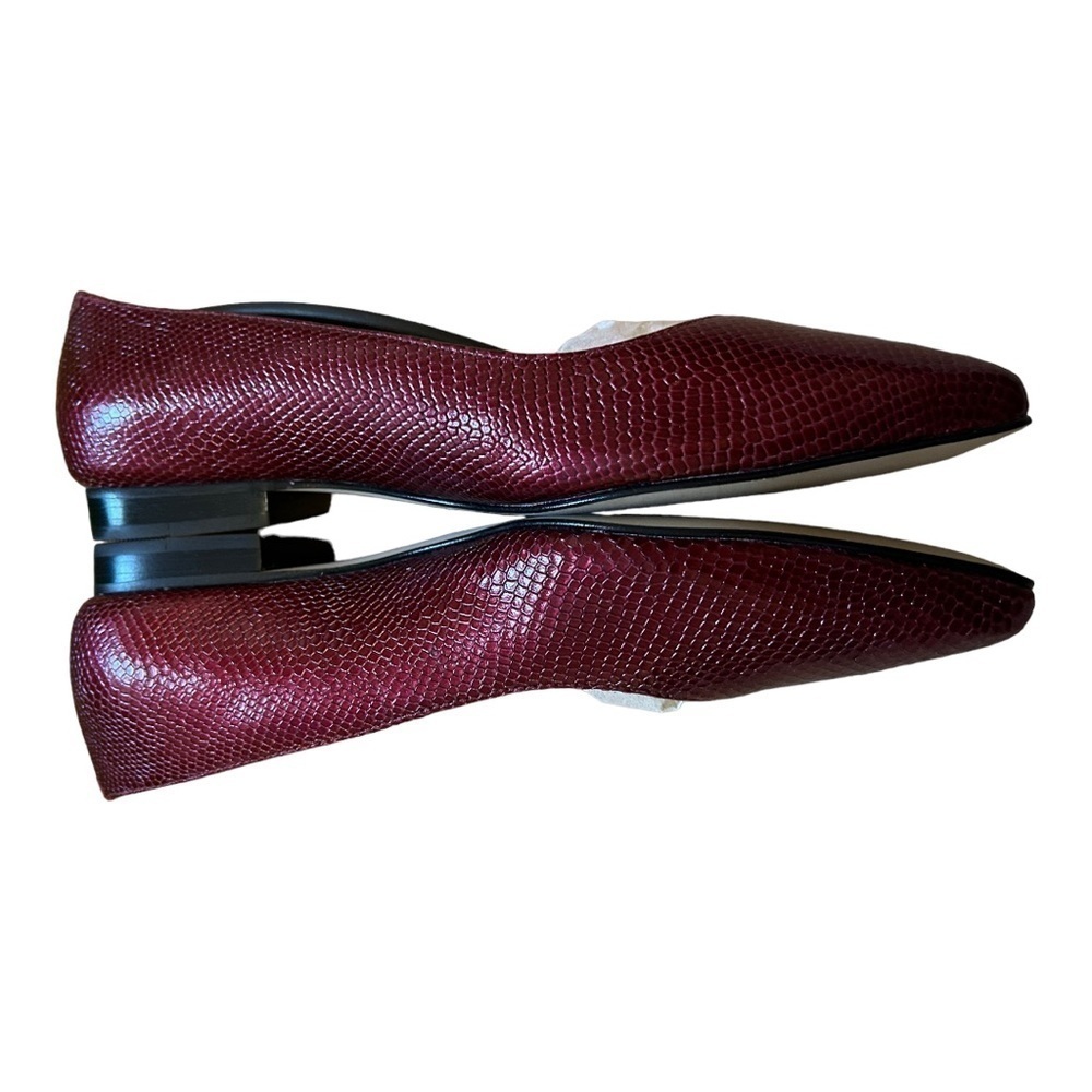 Walking Cradles Wine Reece Leather Flat - Women - Picture 8 of 14